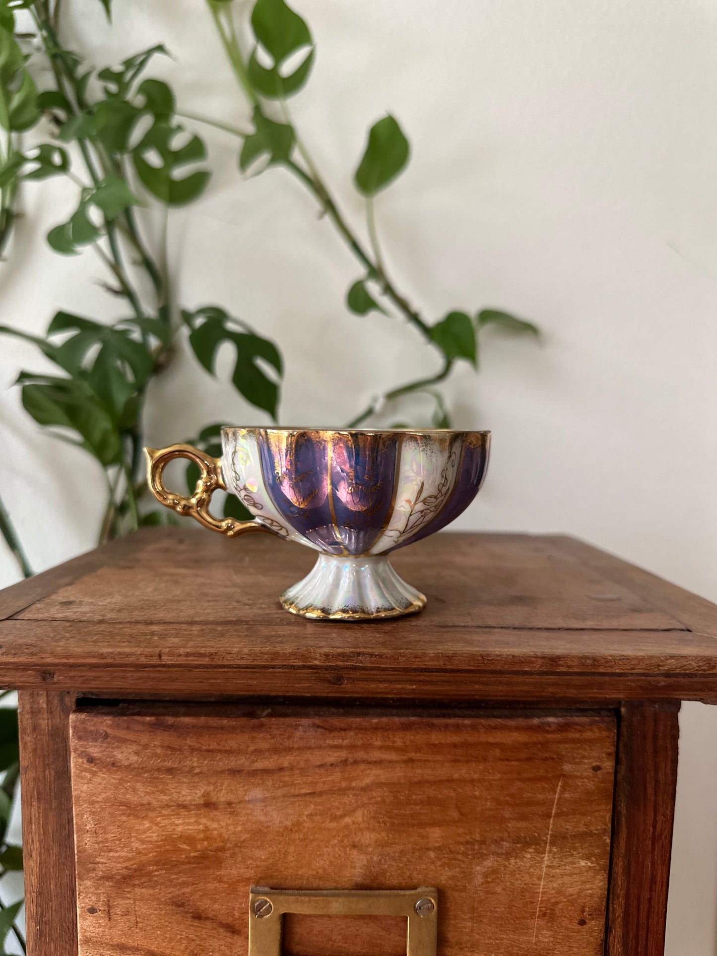 Vintage Japanese Lusterware Teacup
