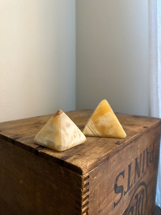 Onyx Pyramid Paperweights